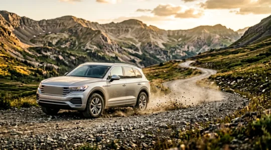 Vue détaillée d'un capot de voiture avec film de protection transparent résistant aux impacts de gravillons