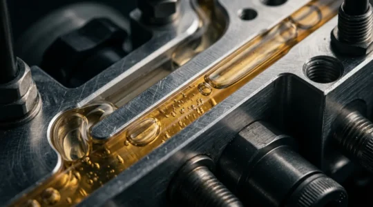 Système de freinage ABS avec liquide de frein doré et maitre-cylindre